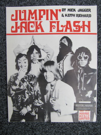 The Rolling Stones : Jumpin' Jack Flash, sheet music, UK, 1968 - £ 34.4