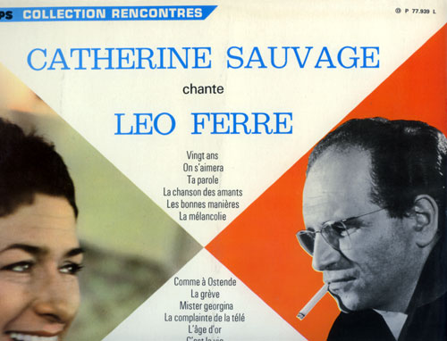 SAUVAGE, CATHERINE (LÉO FERRÉ) - Chante Léo Ferré - 33T