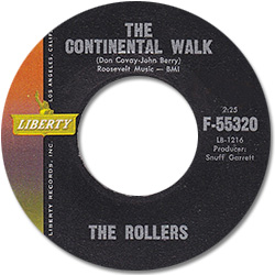 The Rollers sung 'The Continental Walk', circa 1961