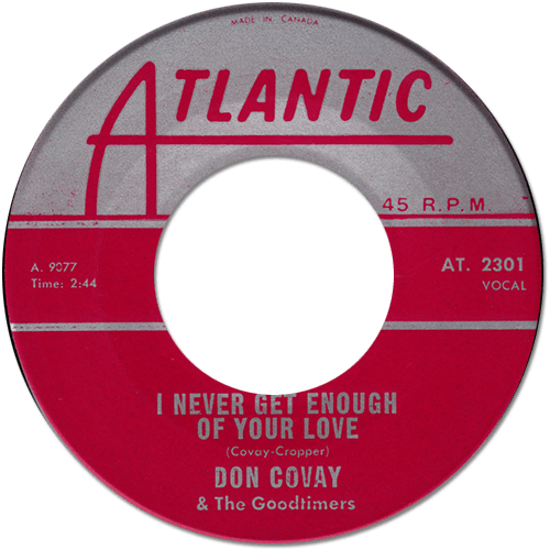 Don Covay and The Goodtimers : See-Saw - 7" CS from Canada, 1965
