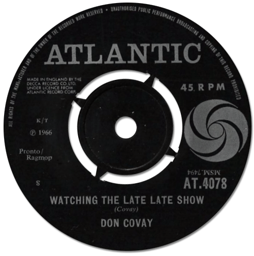 Don Covay : Watching The Late Late Show - 7" CS from UK, 1966