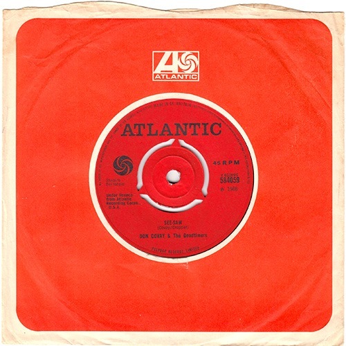 Don Covay and The Goodtimers : See-Saw - 7" CS from UK, 1966