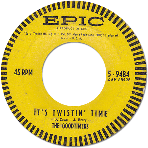 The Goodtimers (feat. Don Covay) : It's Twistin' Time - 7" from USA, 1961