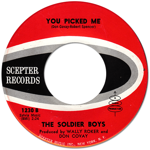 The Soldier Boys (feat. Don Covay) : I'm Your Soldier Boy - 7" CS from USA, 1962