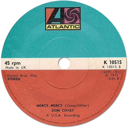 Don Covay : See-Saw - 7" CS from UK, 1974