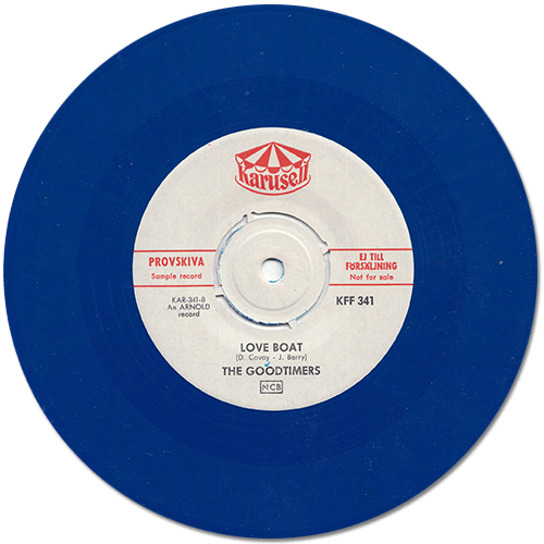 The Goodtimers (feat. Don Covay) : Pony Time - 7" CS from Sweden, 1961