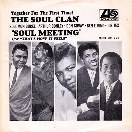The Soul Clan (Arthur Conley, Ben E. King, Don Covay, Joe Tex, Solomon Burke) : Soul Meeting - 7" PS from UK, 1968