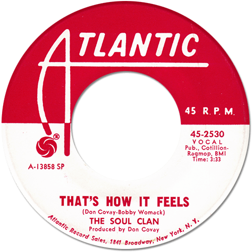 The Soul Clan (Arthur Conley, Ben E. King, Don Covay, Joe Tex, Solomon Burke) : Soul Meeting - 7" CS from USA, 1968