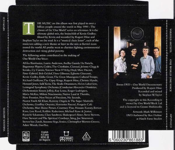 V/A incl. Rupert Hine, Lou Reed, Bob Geldof, etc. : One World One Voice - CD from UK, 2012