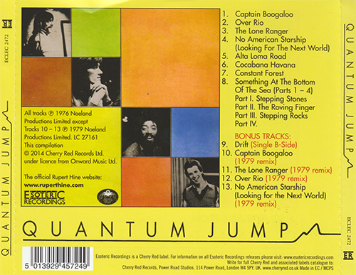 Quantum Jump - Quantum Jump - Esoteric ECLEC2472 UK CD