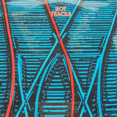 V/A incl. Quantum Jump, XTC, Blondie, Sparks, Manfred Mann, etc. - Hot Tracks - K-Tel NE 1049 UK LP