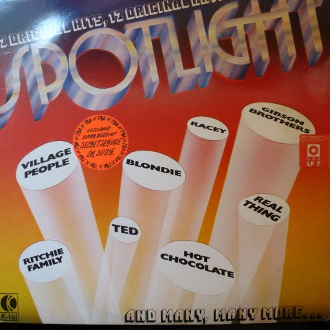 V/A incl. Quantum Jump, Blondie, Plastic Bertrand, Gibson Brothers, etc. - Spotlight - K-Tel TS 4065 Sweden LP