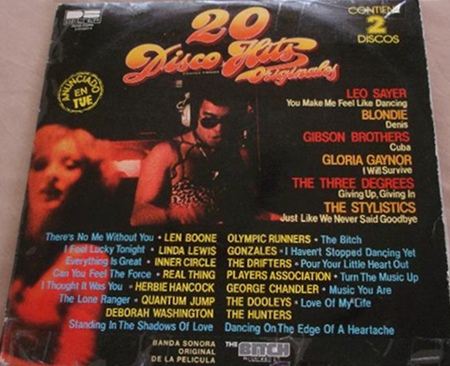 V/A incl. Quantum Jump, Herbie Hancock, Blondie, The Drifters, etc. - 20 Disco Hits Originales - DB Belter 2-87.003-4 Spain LPx2