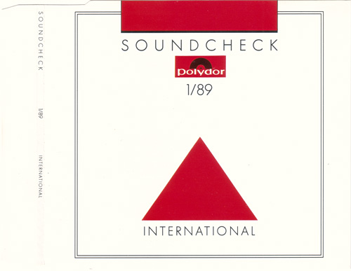 V/A incl. Rupert Hine, Van Morrison, Al Green, etc. : Soundcheck 1/89 - CD from Germany, 1989