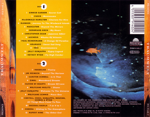 V/A incl. Rupert Hine, Voss, Marcator, etc. : Traumwalt - Traumhafte Instrumentals  - CDx2 from Germany, 1996
