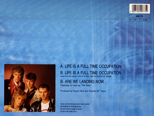 Thinkman - Life Is A Full Time Occupation - Island 609 775 Germany 12" PS