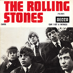 The Rolling Stones - Carol - Decca 72025 glossy PS, 1964
