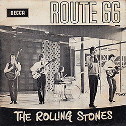 The Rolling Stones - Route 66 - b&w white EP cover from Australia