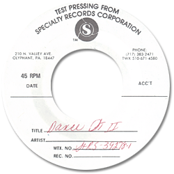 The Rolling Stones - Dance - US test pressing