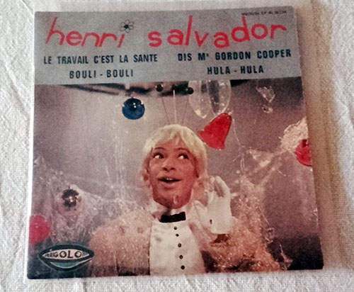 Henri Salvador : Le Travail C'est la Santé + 3, 7" EP, France, 1965 - 6 €
