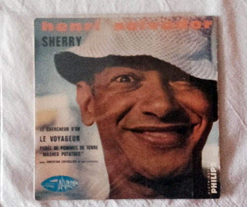 Henri Salvador: Sherry + 3, 7" EP, France, 1963 - 10 €