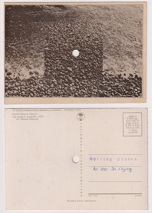 The Rolling Stones: No Use In Crying - Krajowa Agencja Wydawnicza 4388 R, Poland 1981, audio postcard