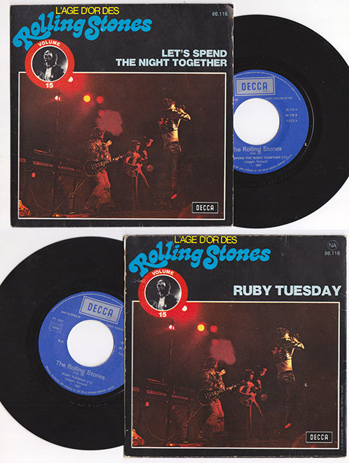 The Rolling Stones - Let's Spend The Night Together - Decca 86116 France 7" PS