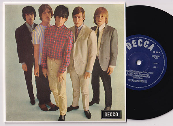 The Rolling Stones: Five By Five - Abkco 2012-1, France 2022, 7" EP