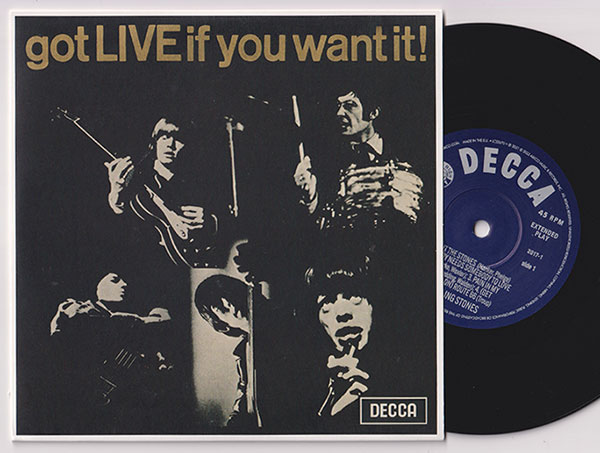 The Rolling Stones: Got Live If You Want It! - Abkco 2017-1, France 2022, 7" EP