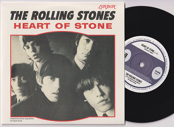The Rolling Stones: Heart Of Stone - Abkco 2015-1, France 2022, 7" PS