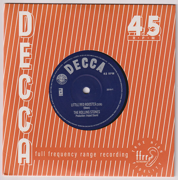 The Rolling Stones: Little Red Rooster - Abkco 2014-1, France 2022, 7" CS