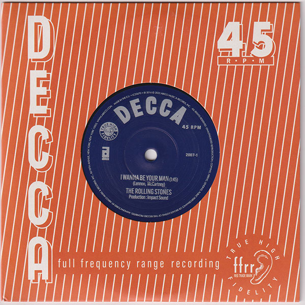 The Rolling Stones: I Wanna Be Your Man - Abkco 2007-1, France 2022, 7" CS