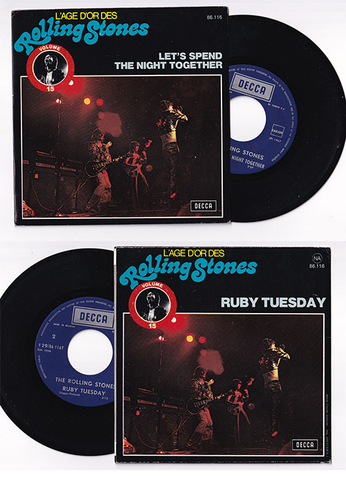 The Rolling Stones - L'Âge d'Or des Rolling Stones - Volume 15 - Decca 86116 Belgium 7" PS