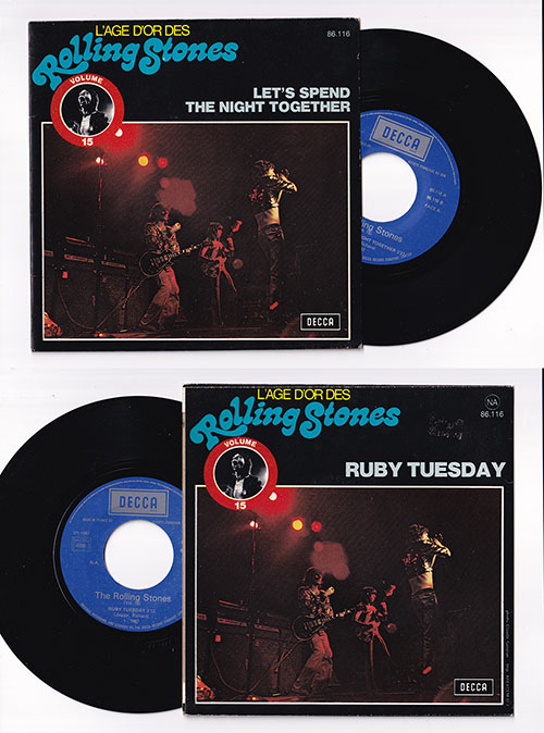 The Rolling Stones - L'Âge d'Or des Rolling Stones - Volume 15 - Decca 86116 France 7" PS