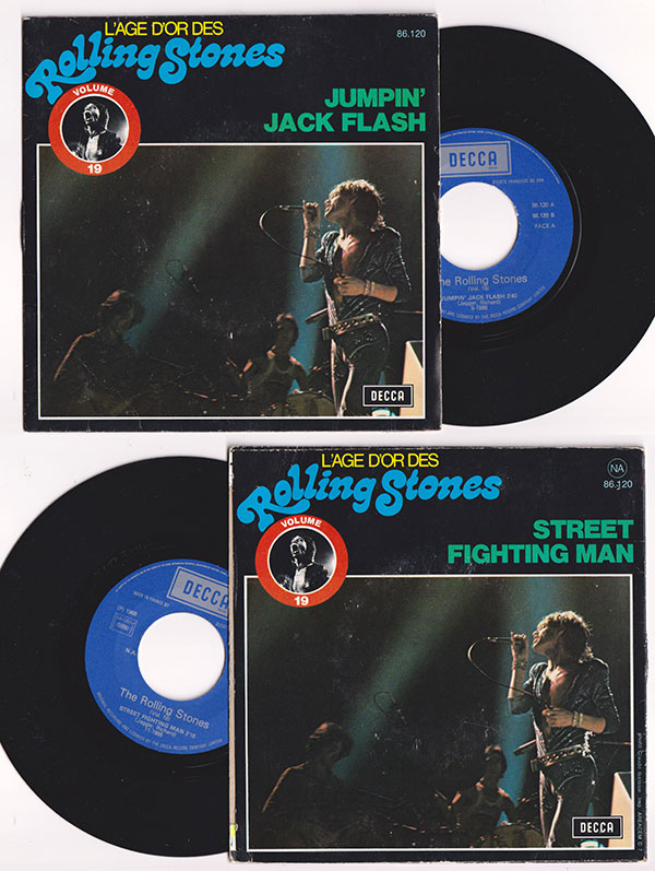 The Rolling Stones: L'Âge d'Or des Rolling Stones - Volume 19 - Decca 86120, France 1975, 7" PS