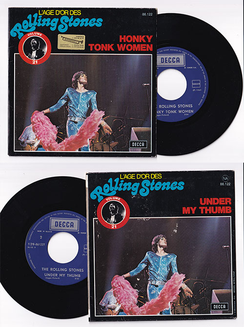 The Rolling Stones : L'Âge d'Or des Rolling Stones - Volume 21, 7" PS, Belgium, 1975 - £ 21.5