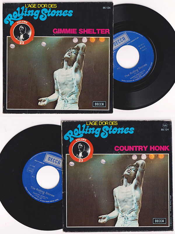 The Rolling Stones: L'Âge d'Or des Rolling Stones - Volume 23 - Decca 86124, France 1973, 7" PS