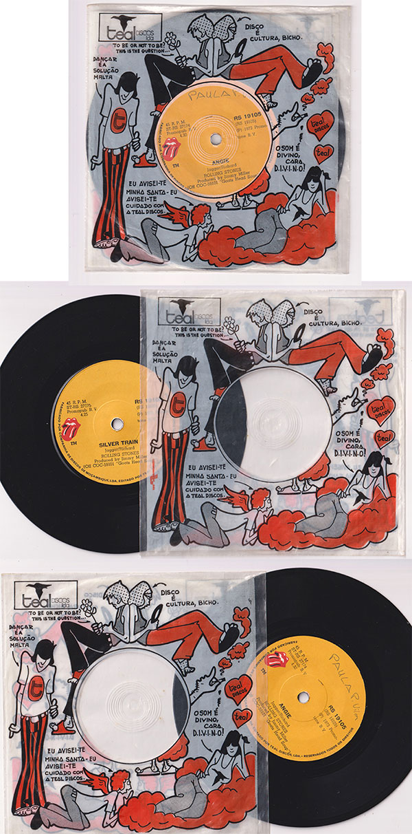 The Rolling Stones: Angie - RSR RS 19105, Mozambique 1973, 7" CS