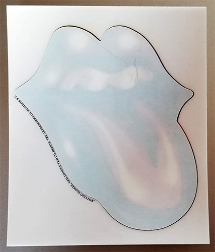 The Rolling Stones: Anybody Seen My Baby window sticker - Virgin, Canada 1997, sticker