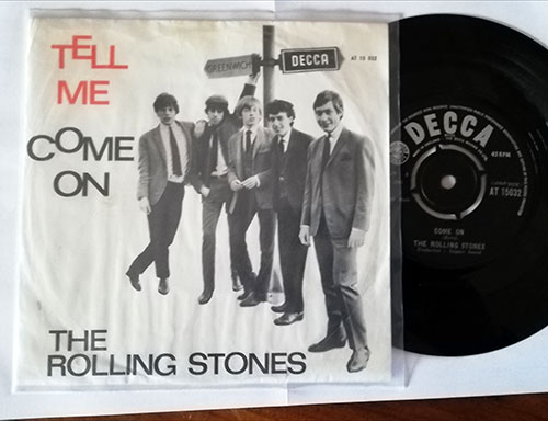 The Rolling Stones - Tell Me - Decca AT.15032 UK 7" PS