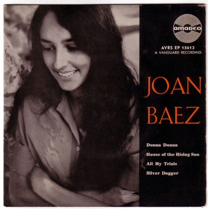 Joan Baez - Donna Donna - Vanguard AVRS EP 15612 Austria 7" EP