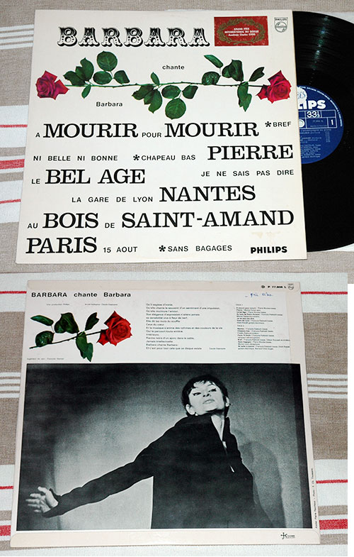 Barbara : Chante Barbara, LP, France - $ 16.2