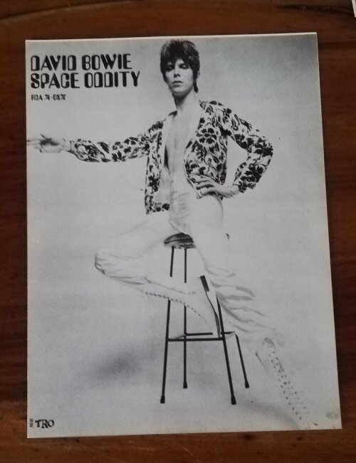 David Bowie: Space Oddity, sheet music, USA, 1969 - £ 63.75