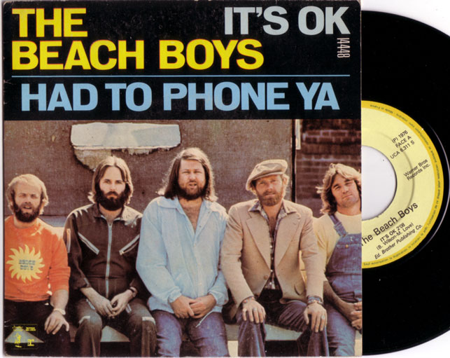 The Beach Boys : It's Ok, 7" PS, France, 1976 - 10 €