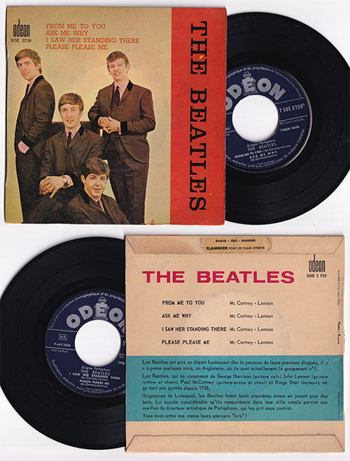 The Beatles : From me to you, 7" EP, France, 1963 - 118 €