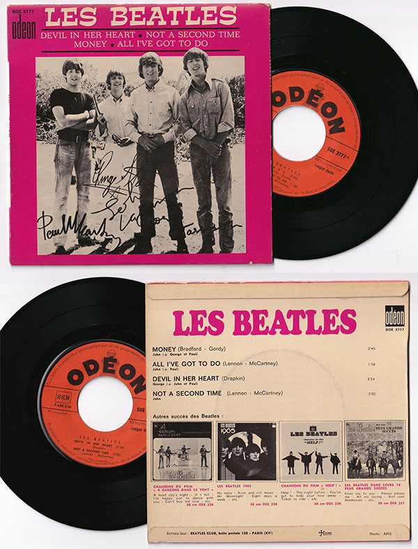 The Beatles: Money - Odeon SOE 3777, France 1965, 7" EP