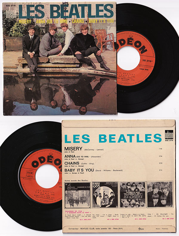 The Beatles: Misery - Odeon SOE 3778, France 1965, 7" EP