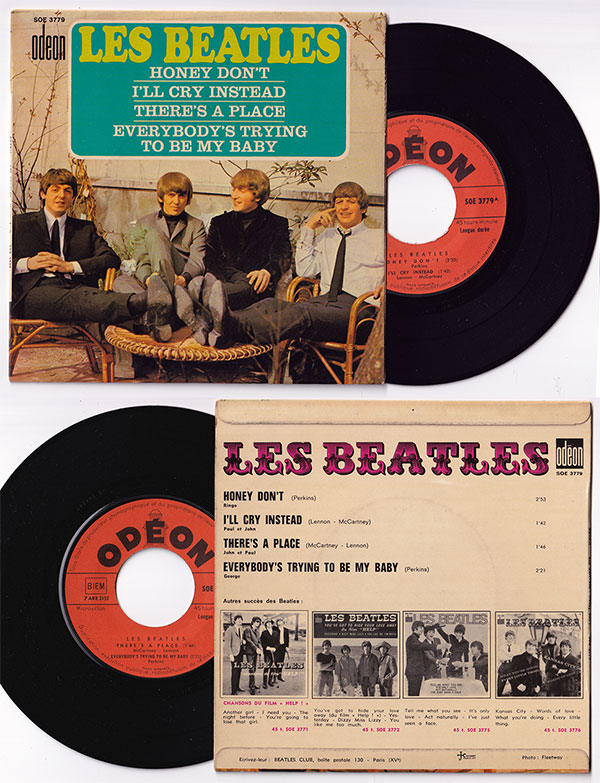 The Beatles: Honey Don't, 7" EP, France, 1965 - 45 €