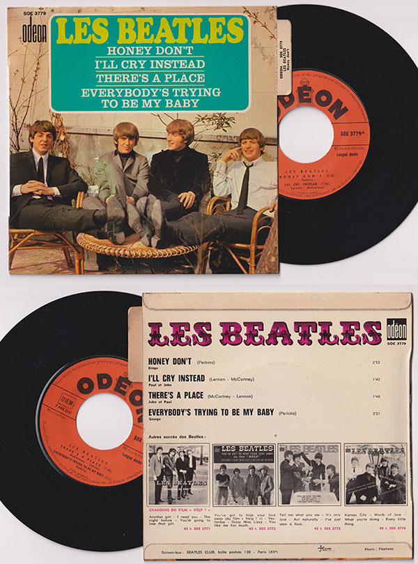 The Beatles: Honey Don't - Odeon SOE 3779, France 1965, 7" EP