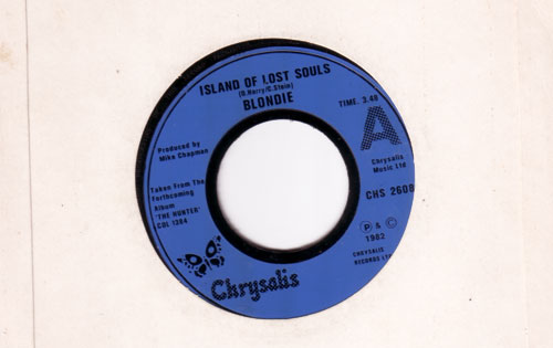 Blondie : Island of Lost Souls, 7", France, 1982 - $ 2.16